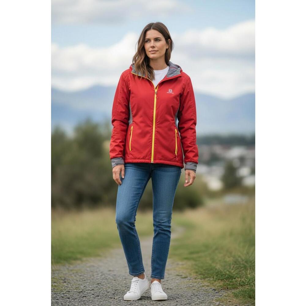 Salomon Women's Outdoor‎ Jacket Red Sz Large